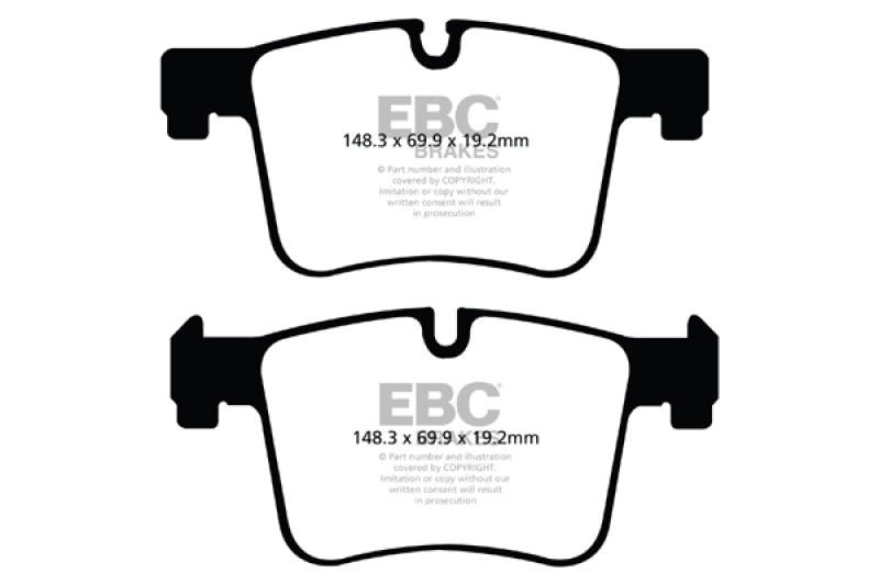 EBC 14+ BMW 228 Coupe 2.0 Turbo ATE calipers Greenstuff Front Brake Pads