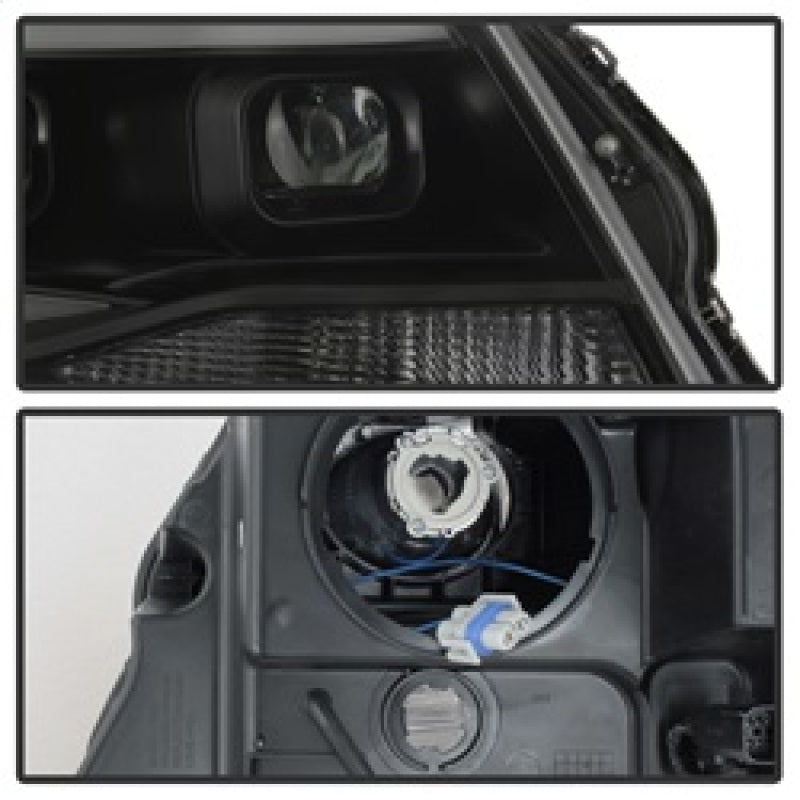 xTune Chevy Colorado 15-17 Halogen Only Projector Headlights - Black Smoked PRO-JH-CCO04-LBDRL-BSM