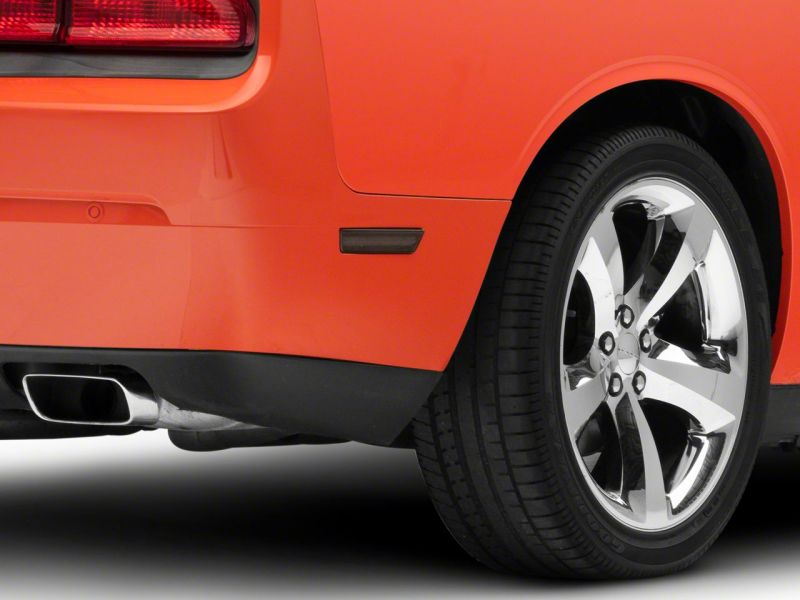 Raxiom 08-14 Dodge Challenger 11-14 Dodge Charger Axial Series LED Rear Side Marker Lights- Smoked