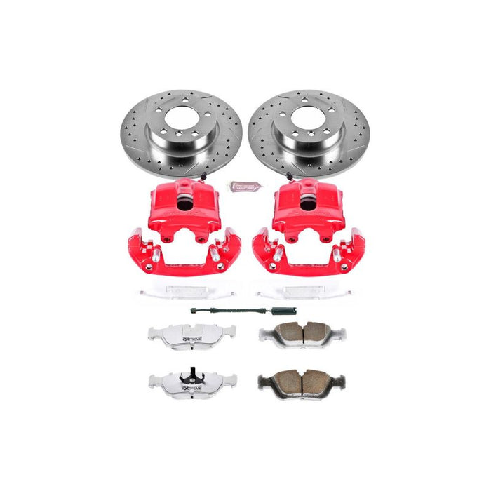 Power Stop 1999 BMW 318ti Front Z26 Street Warrior Brake Kit w/Calipers