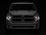 Raxiom 09-18 Dodge RAM 1500 Non-Projector LED Halo Headlights- Chrome Housing (Clear Lens)