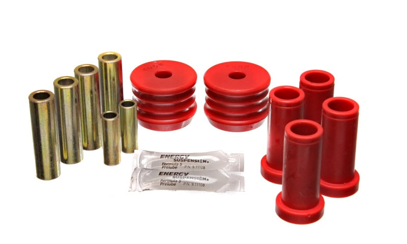 Energy Suspension 64-76 BMW 2002 Red Rear Control Arm Bushing Set