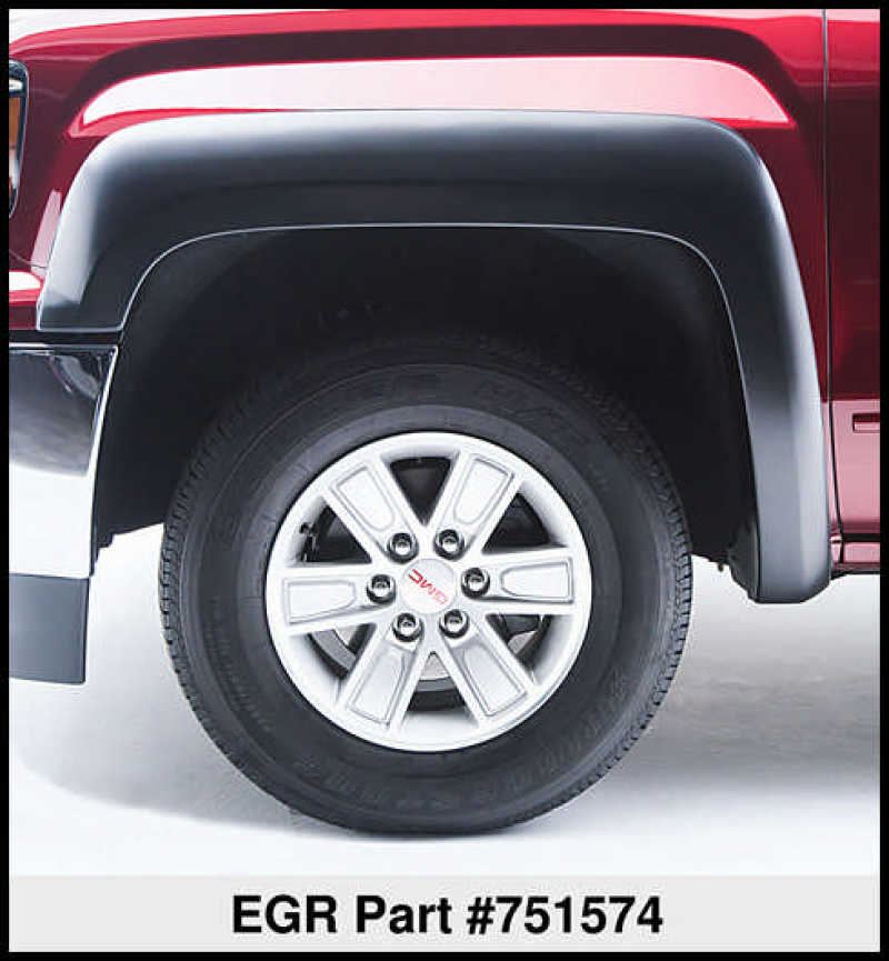 EGR 14+ Chev Silverado 6-8ft Bed Rugged Look Fender Flares - Set