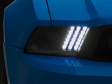 Raxiom 10-12 Ford Mustang LED Projector Headlights SEQL Turn Signals- Blk Housing (Clear Lens)