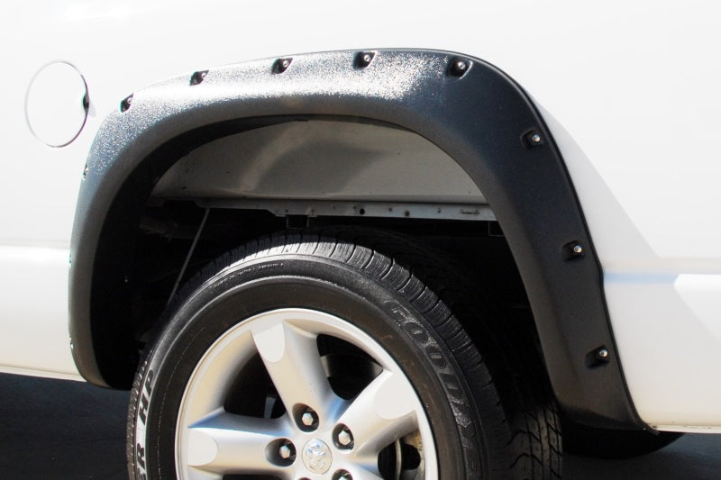 Lund 02-08 Dodge Ram 1500 RX-Rivet Style Textured Elite Series Fender Flares - Black (2 Pc.)