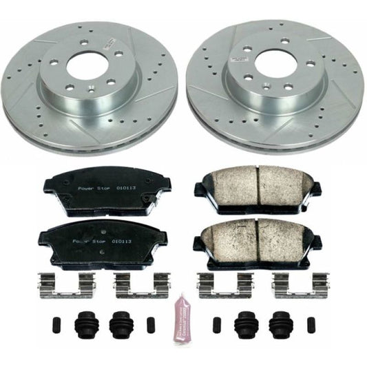 Power Stop 13-18 Cadillac ATS Front Z23 Evolution Sport Brake Kit