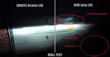 Oracle Jeep Wrangler JL Oculus Bi-LED Projector Headlights- Graphite Metallic - 5500K