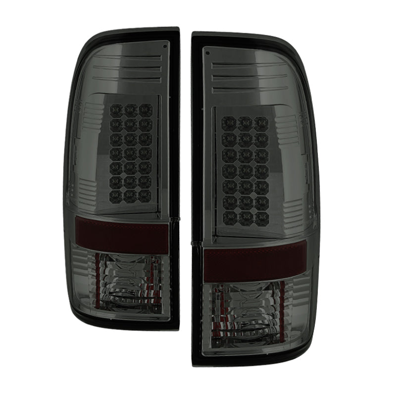 Spyder Ford Super Duty 08-15 LED Tail Lights Smoke ALT-YD-FS07-LED-SM