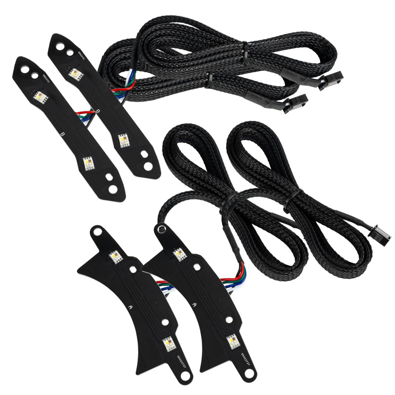 Oracle 15-21 Dodge Challenger RGB+W Headlight DRL Kit - ColorSHIFT w/ Simple Cntrl