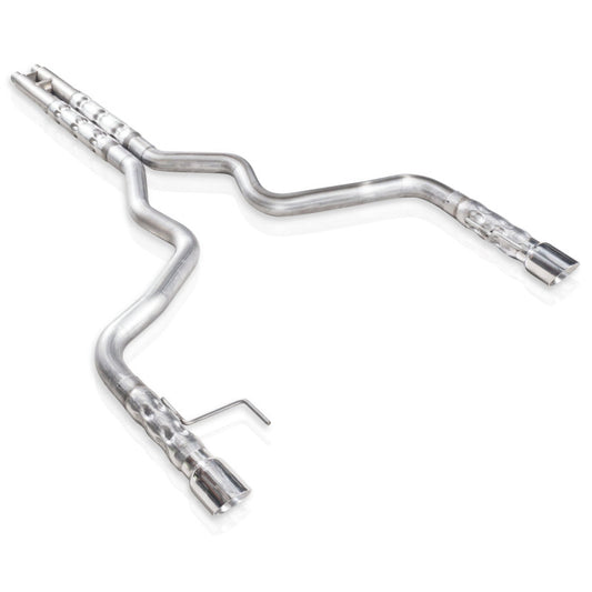 Stainless Works 2015-16 Mustang GT 3in Catback H-Pipe Retro Chambered Mufflers 2-1/2in Cores