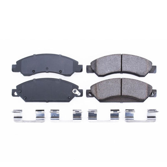 Power Stop 2007 Cadillac Escalade Front Z17 Evolution Ceramic Brake Pads w/Hardware