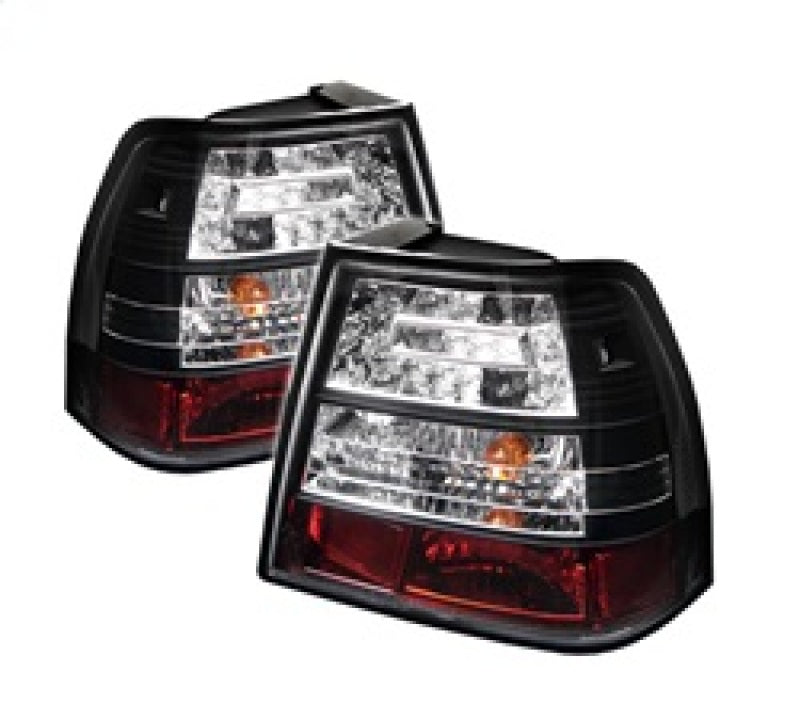 Spyder 99-04 Volkswagen Jetta Sedan (Excl Wagon) LED Tail Lights Black ALT-YD-VJ99-LED-BK