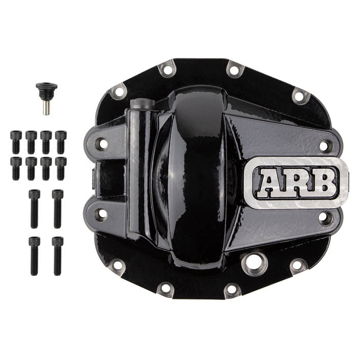 ARB Diff Cover Blk Jeep JL Rubicon Front