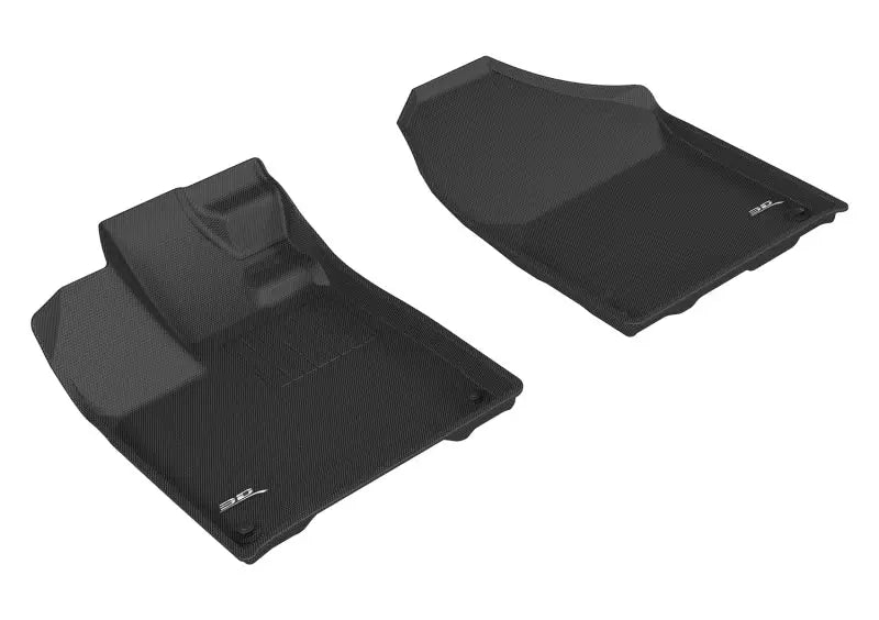 3D MAXpider 2017-2020 Honda Ridgeline Kagu 1st Row Floormat - Black 3D MAXpider
