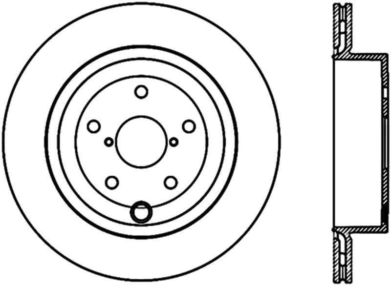 StopTech Drilled Sport Brake Rotor