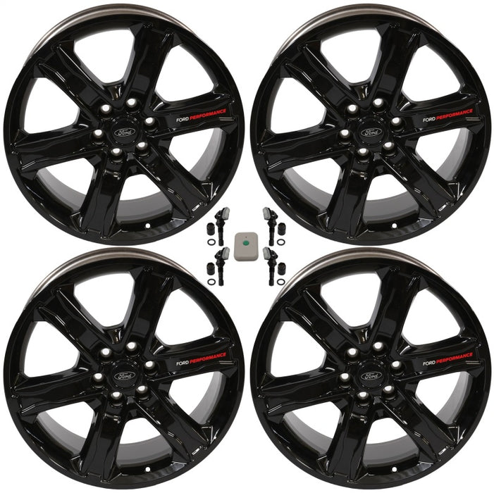 Ford Racing 15-23 F-150 22x9.5in Wheel Kit - Gloss Black