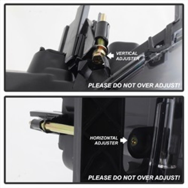 xTune Dodge Ram 1500 02-05 Amber Crystal Headlights Black HD-JH-DR02-AM-BK