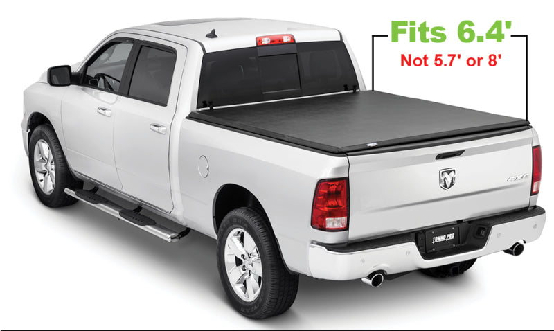 Tonno Pro 02-19 Dodge RAM 1500 6.4ft Fleetside Hard Fold Tonneau Cover