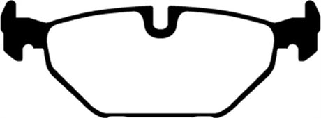 EBC 99-01 Saab 9-5 2.3 Turbo (Aero) Ultimax2 Rear Brake Pads