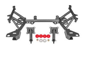 BMR 93-02 4th Gen F-Body K-member Low Mount Turbo LS1 Motor Mounts Standard Rack Mounts - Black BMR Suspension