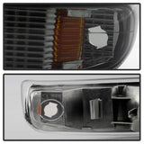 xTune Chevy Silverado 99-02 Amber Reflector Bumper Lights Smoke CBL-JH-CS99-AM-SM