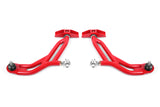 BMR 10-14 Ford Mustang Adj. Lower A-Arms w/ Delrin/Rod End / 18mm Tall Ball Joint - Red BMR Suspension
