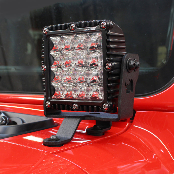 Go Rhino 18-20 Jeep Wrangler JL/JLU/Gladiator JT Light Mount - 6in Q4 Series