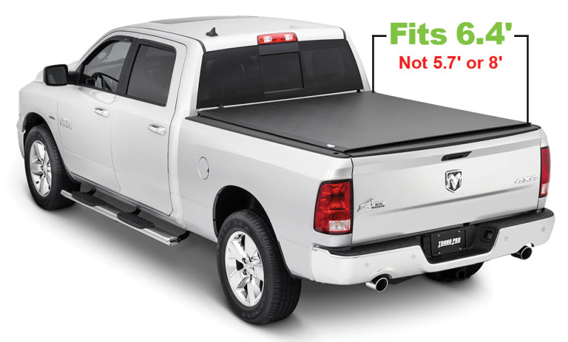 Tonno Pro 09-19 Dodge RAM 1500 6.4ft Fleetside Lo-Roll Tonneau Cover