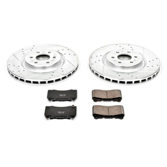 Power Stop 04-07 Cadillac CTS Front Z23 Evolution Sport Brake Kit