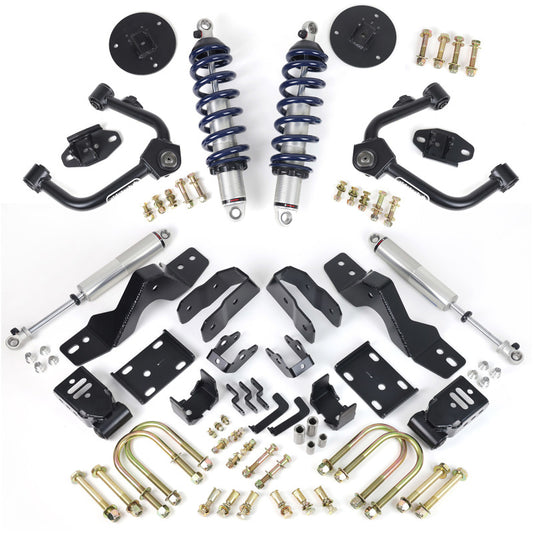 Ridetech 19-23 Silverado/Sierra 1500 4WD Lowering Kit