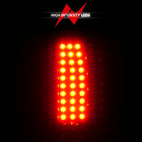 ANZO 04-10 Chevy Colorado LED Taillights G2 - Black