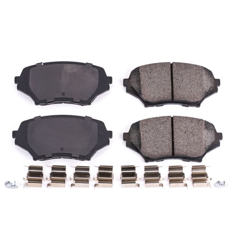 Power Stop 06-15 Mazda MX-5 Miata Front Z17 Evolution Ceramic Brake Pads w/Hardware