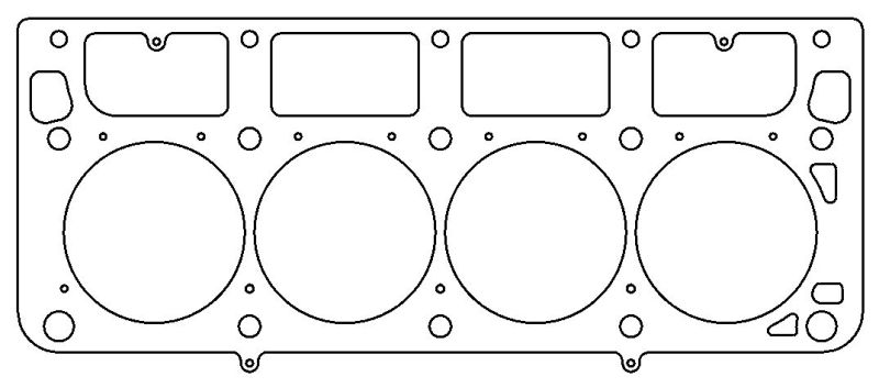 Cometic GM LS1 (w/M.I.D. Sleeves) 4.165 inch Bore .040 inch MLS Head Gasket