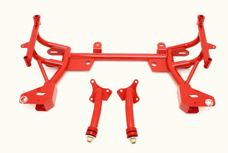 BMR 93-02 F-Body K-Member w/ Turbo SBC/BBC Motor Mounts and STD. Rack Mounts - Red BMR Suspension