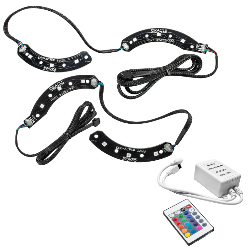 Oracle 14-15 Chevy Camaro RS Headlight DRL Upgrade Kit - ColorSHIFT w/ Simple Cntrl