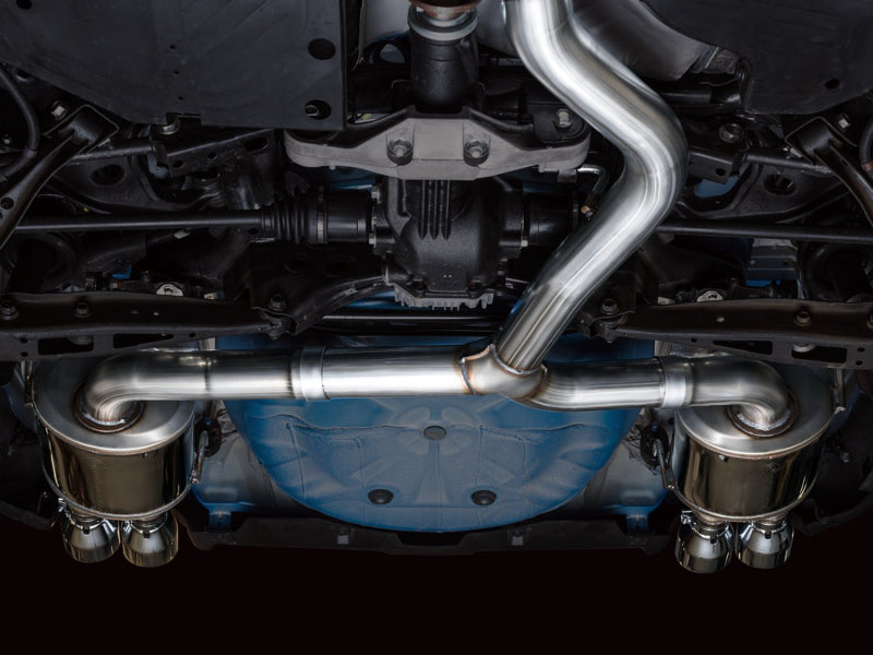 AWE Tuning 2022+ VB Subaru WRX Touring Edition Exhaust - Chrome Silver Tips