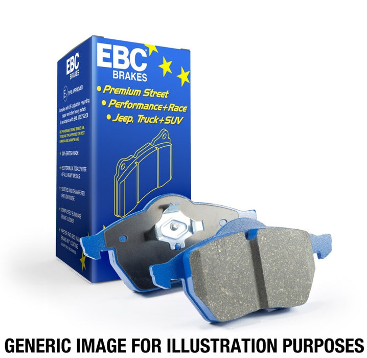 EBC 90-00 Aston Martin Vantage 5.3 (Twin Supercharged)(AP) Bluestuff Rear Brake Pads