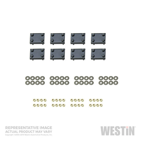 Westin 2011-2018 Ford Explorer 4dr Premier Oval Nerf Step Bar Mount Kit - Black