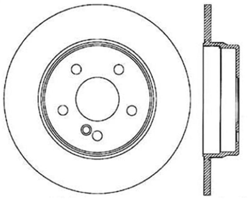 StopTech Drilled Sport Brake Rotor