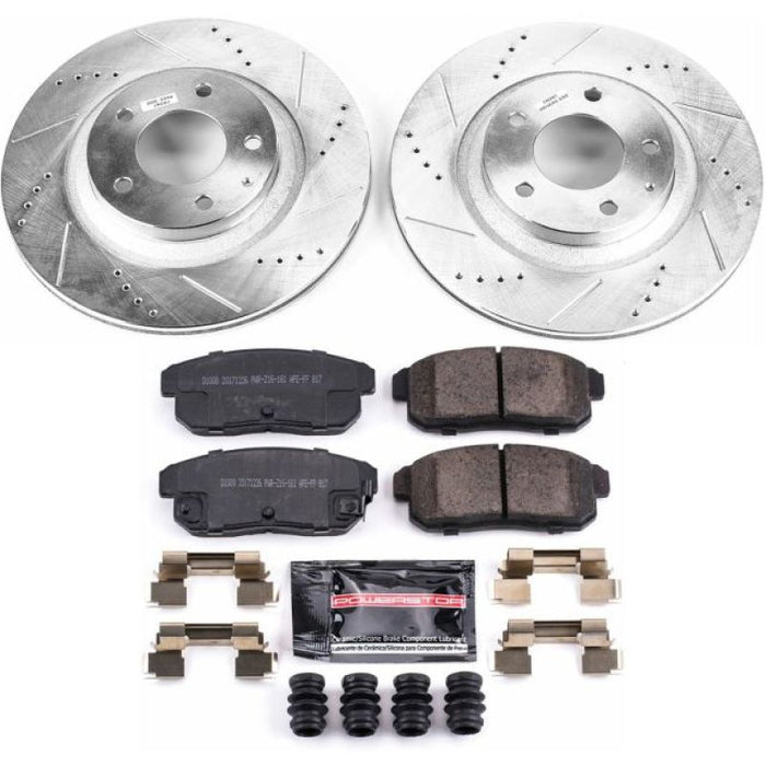 Power Stop 04-11 Mazda RX-8 Rear Z23 Evolution Sport Brake Kit