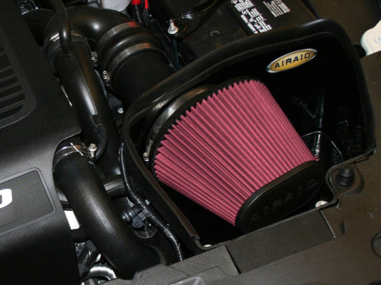 Airaid 10-13 Ford Taurus SHO/Flex 3.5L Turbo MXP Intake System w/ Tube (Oiled / Red Media)