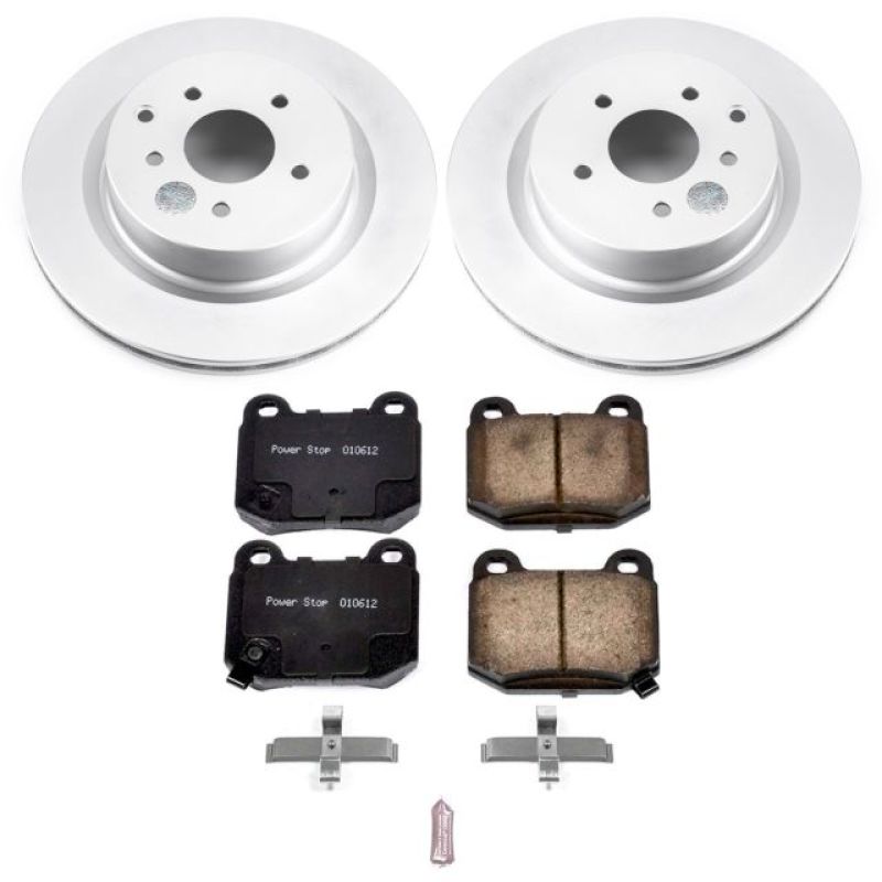 Power Stop 03-04 Infiniti G35 Rear Z17 Evolution Geomet Coated Brake Kit