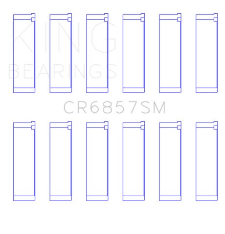 King Engine Bearings Chrysler Pentastar 3.6L ERB V6 Connecting Rod Bearing Set - Size STD