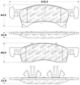 StopTech Sport Brake Pads w/Shims and Hardware - Front/Rear