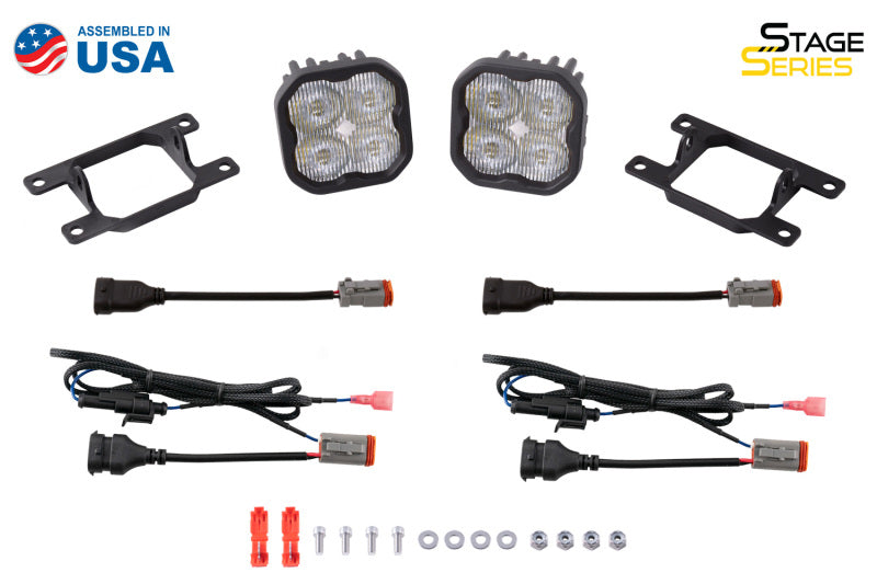 Diode Dynamics SS3 Max Type AS Kit ABL - Yellow SAE Fog