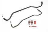 BMR 08-09 Pontiac G8 Front & Rear Sway Bar Kit w/ Bushings - Black Hammertone BMR Suspension