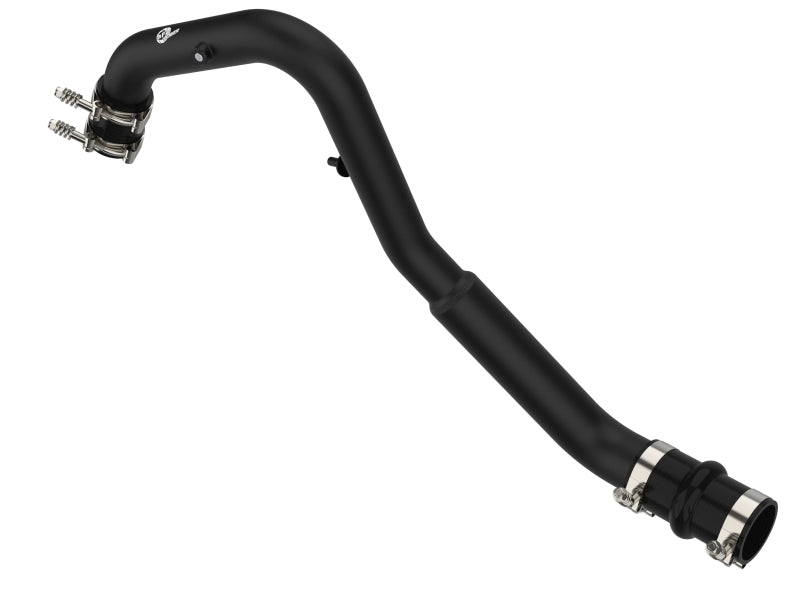 aFe Bladerunner Intercooler Hot Charge Pipe Black 2-2.5in 2021+ Ford F-150 V6-2.7L (tt)