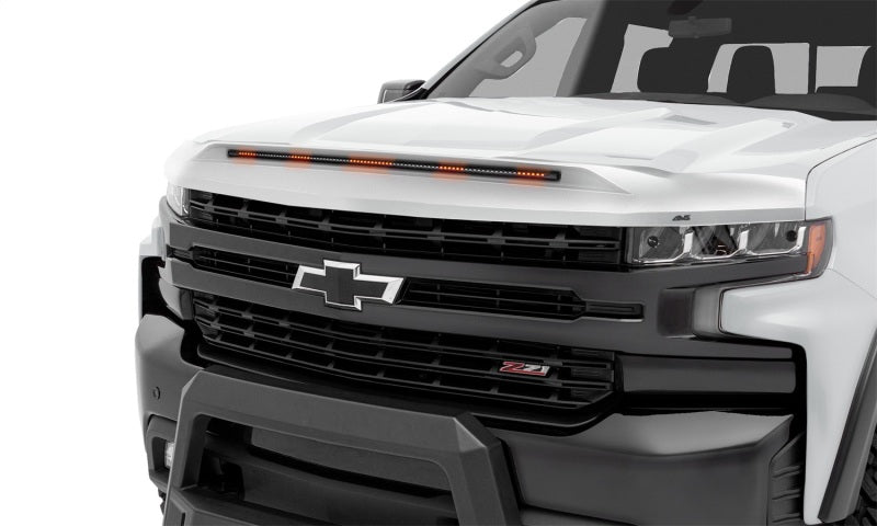 AVS 19-23 Chev Silverado 1500 (Excl. 22-23 ZR2/TB) Aeroskin LightShield Pro Color-Match - Summit Wht