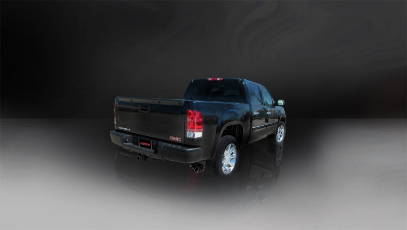 Corsa 10-13 Chevrolet Silverado Crew Cab/Short Bed 1500 4.8L V8 Black Sport Cat-Back Exhaust