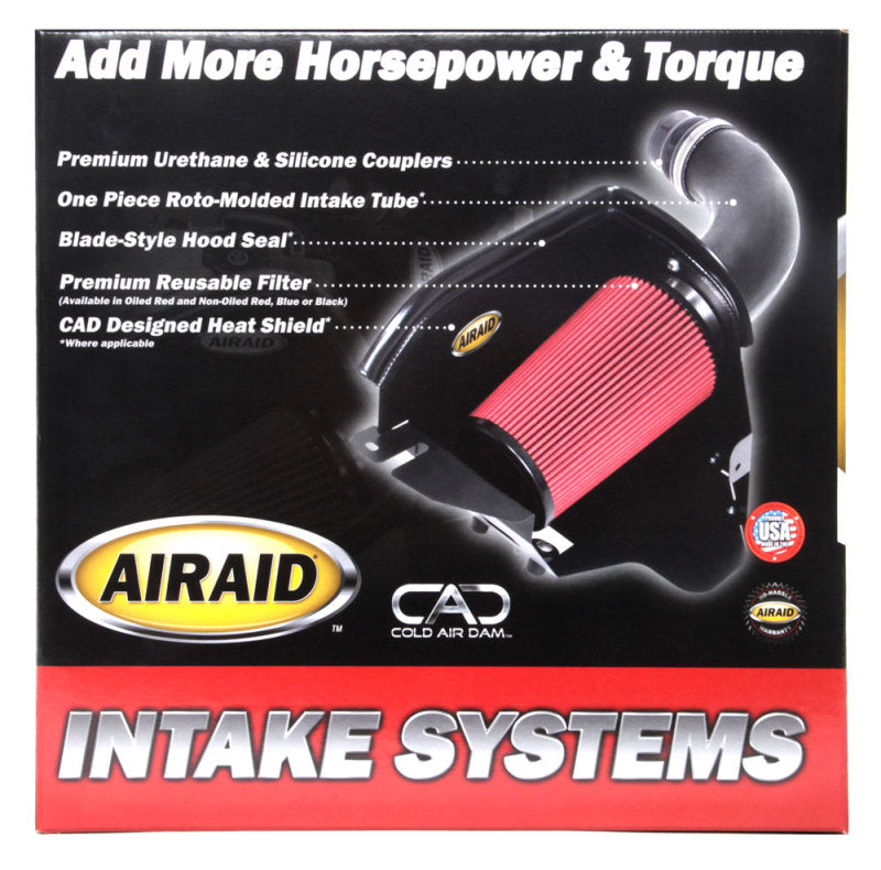 Airaid 11-14 Dodge Charger/Challenger MXP Intake System w/ Tube (Dry / Black Media)